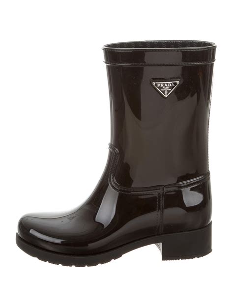 prada boots wholesale black rainboots|Prada rain boots women.